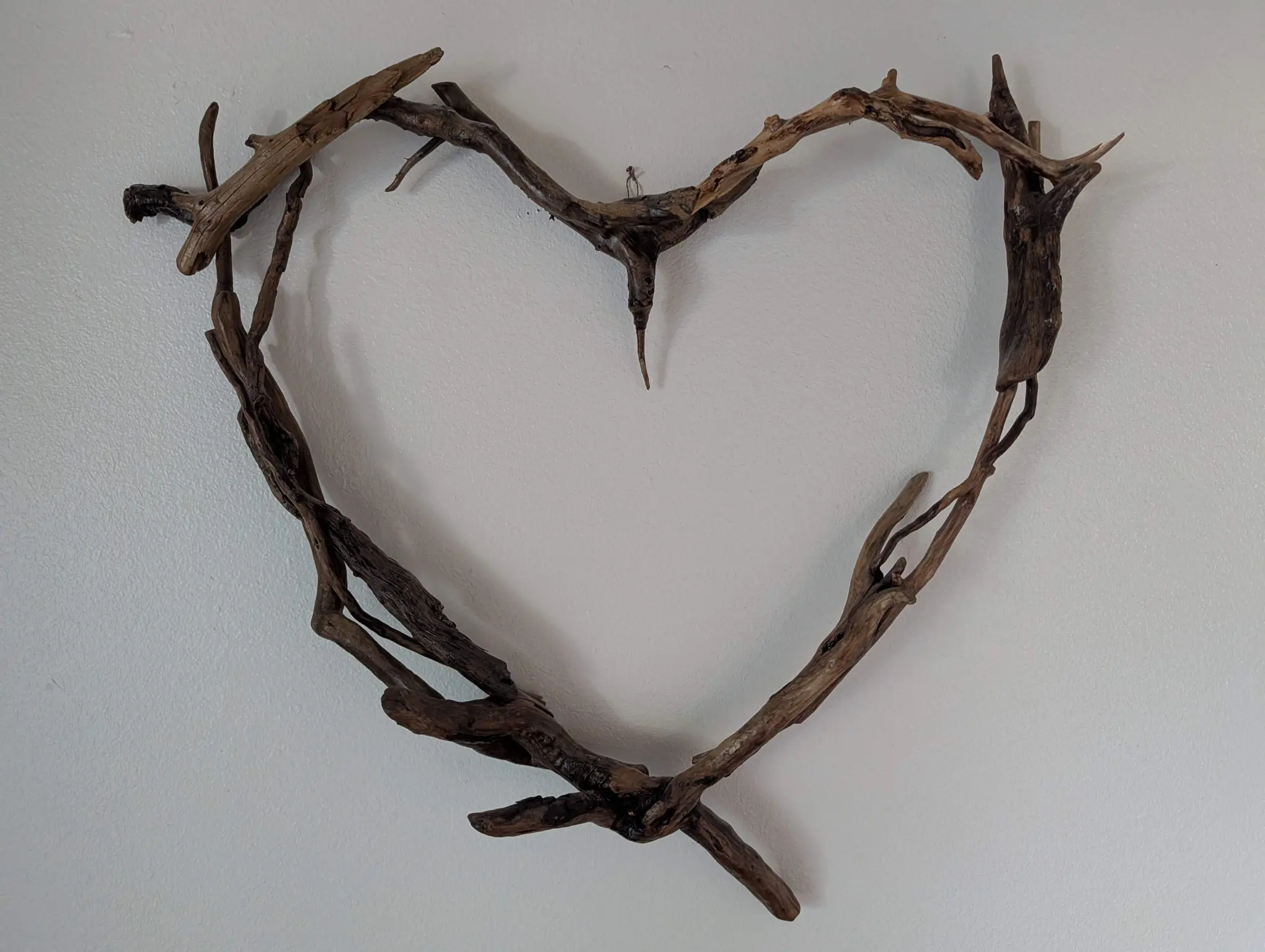 Custom wooden heart gift art