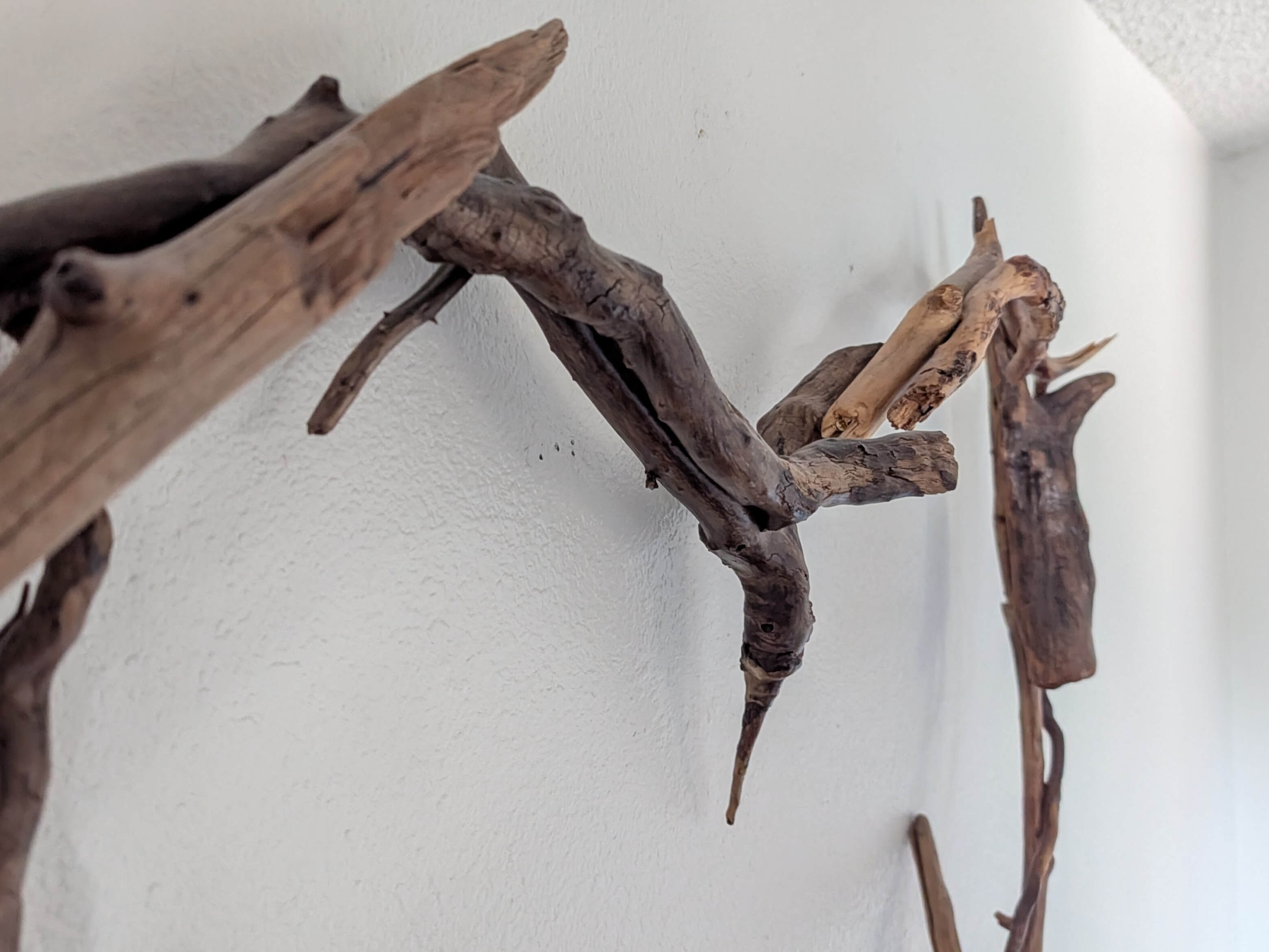 Handcrafted driftwood heart gift