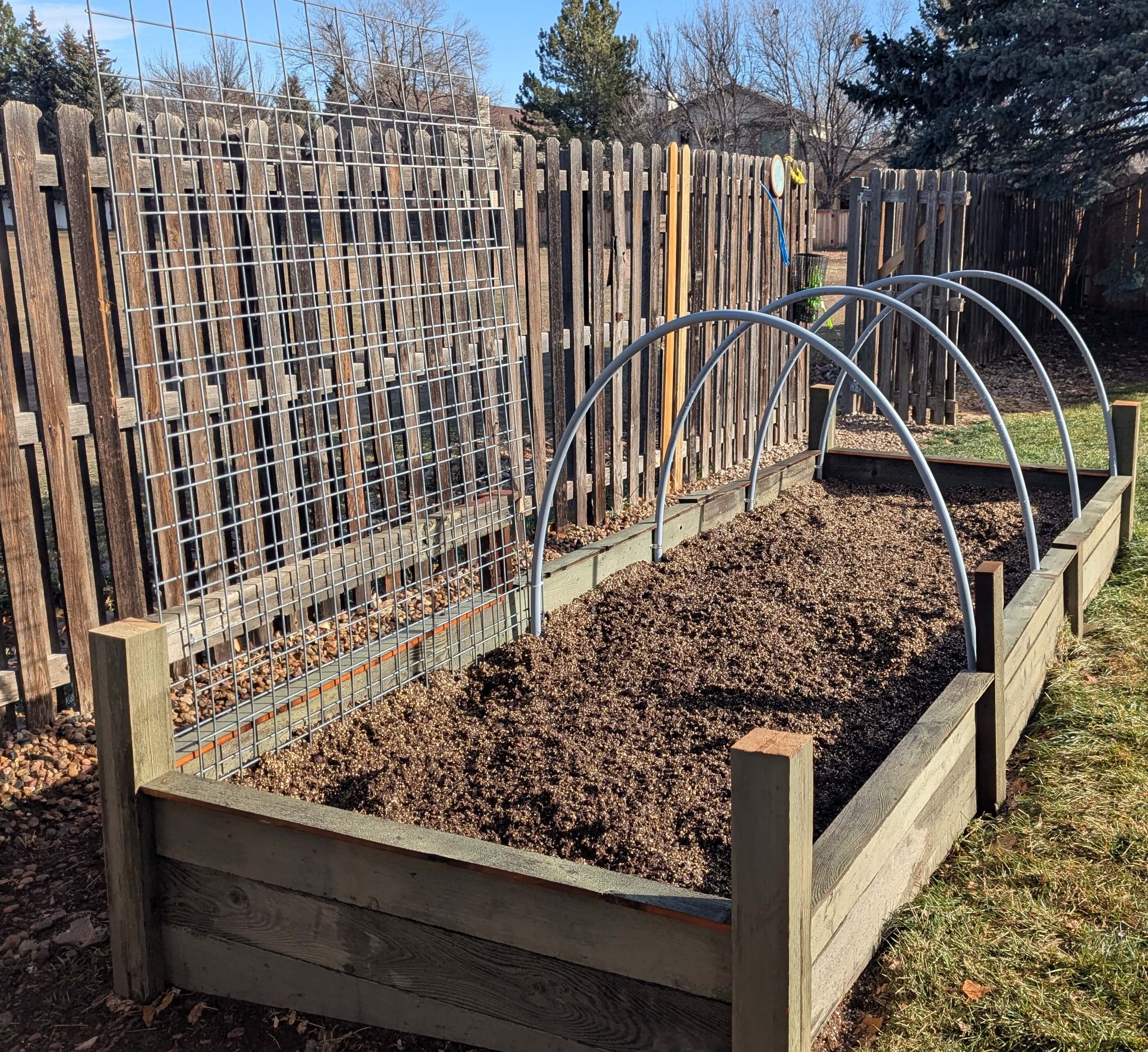Custom raised bed