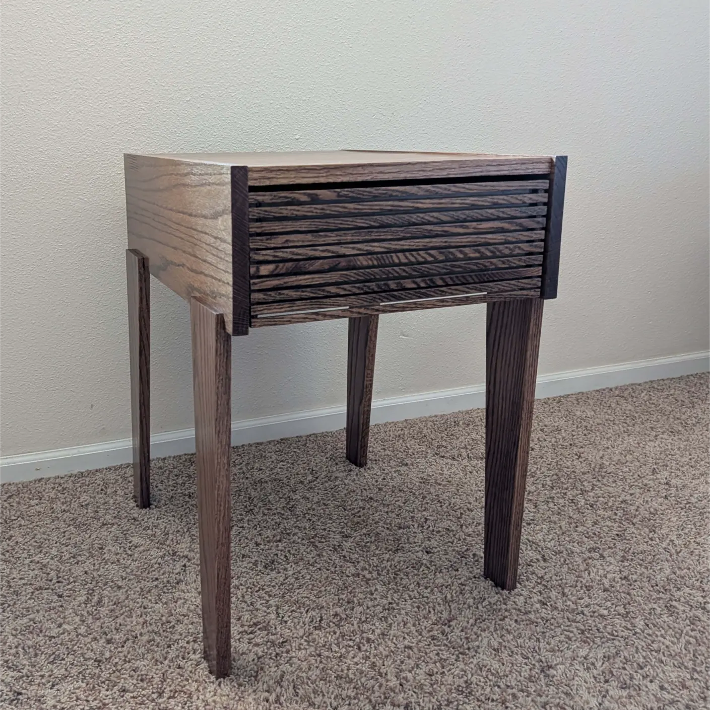 Modern custom handcrafted side table